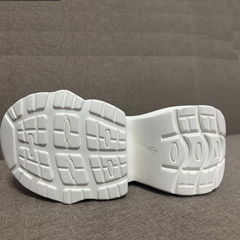 2025 autumn and winter new thick-soled high-top women's shoes 10cm wedge heel comfortable versatile waterproof table dad shoes women's black