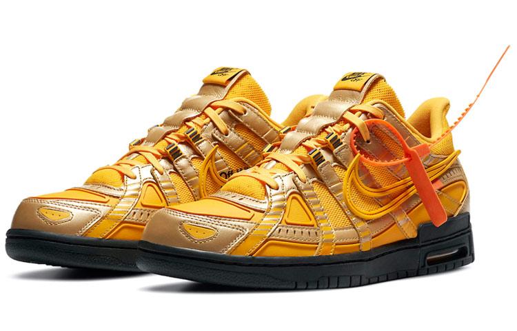 Nike Air Rubber Dunk 'Off-White University Gold' CU6015-700