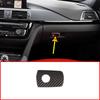 Real Carbon Fiber Passenger Storage Box Decoration Trim For BMW F30 3 Series F80 F82 F83 M3 M4 2014-2018 Accessories