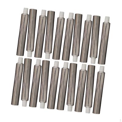 20 de bucăți de tuburi de vopsea goale, recipiente portabile din aluminiu, sticle reîncărcabile, ușor de deschis, potrivite pentru