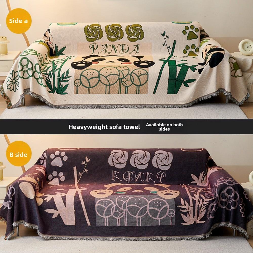 

Luxury Sofa Cushion European Elegant Non Slip Sofa Cover All Season Durable Stylish Sofa Mat 90*90cm