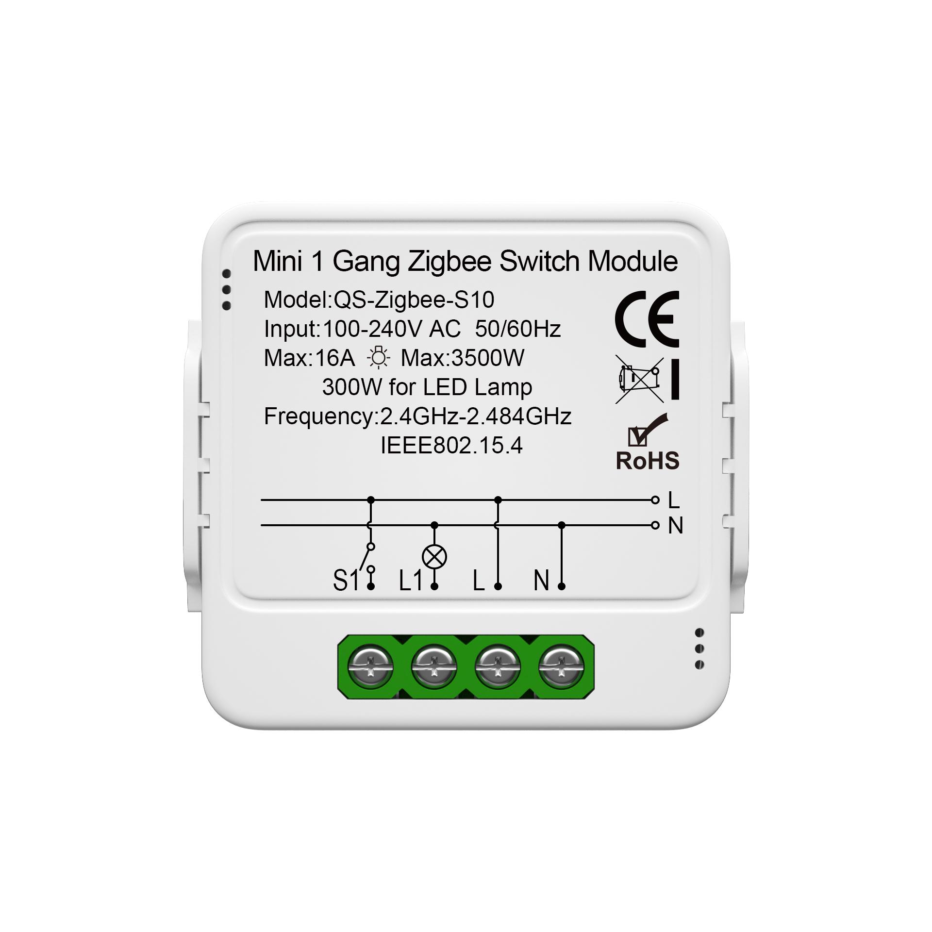 

ZigBee Tuya Умный Модуль Переключателя 1/2/3 Клавиши Автоматизация DIY Автомат Поддержка Двустороннего Управления Smart Life Работает с Alexa Google Home