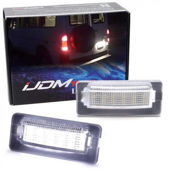 White 18-SMD Full LED License Plate Lights For Mercedes/Dodge 95-06 Sprinter VAN