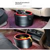 Space-saving 4L Portable Foldable Car Trash Cans with Telescopic Feature