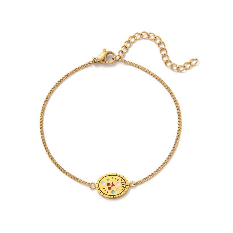 Vintage Cross Jewelry: 18k Gold Plated Necklaces & Bracelets, Floral & Versatile Design
