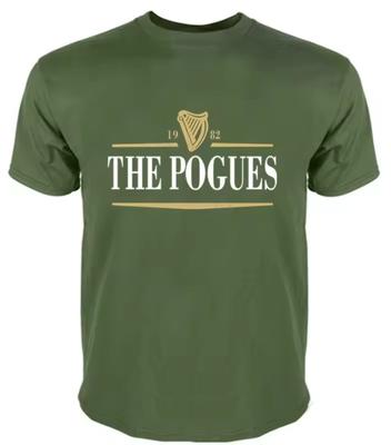 The Pogues Irish Punk Rock Band 1982 T-shirt Reprint Unisex Full Size S-5XL
