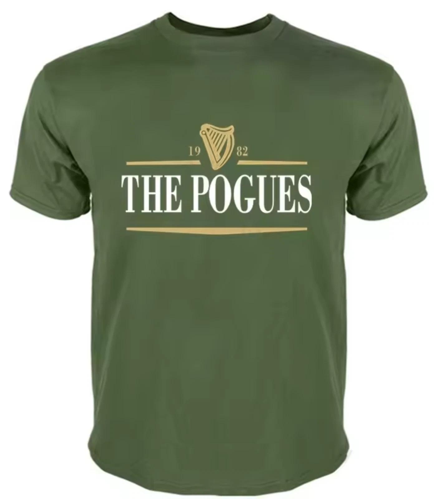 The Pogues Irish Punk Rock Band 1982 T-shirt Reprint Unisex Full Size S-5XL 2XL