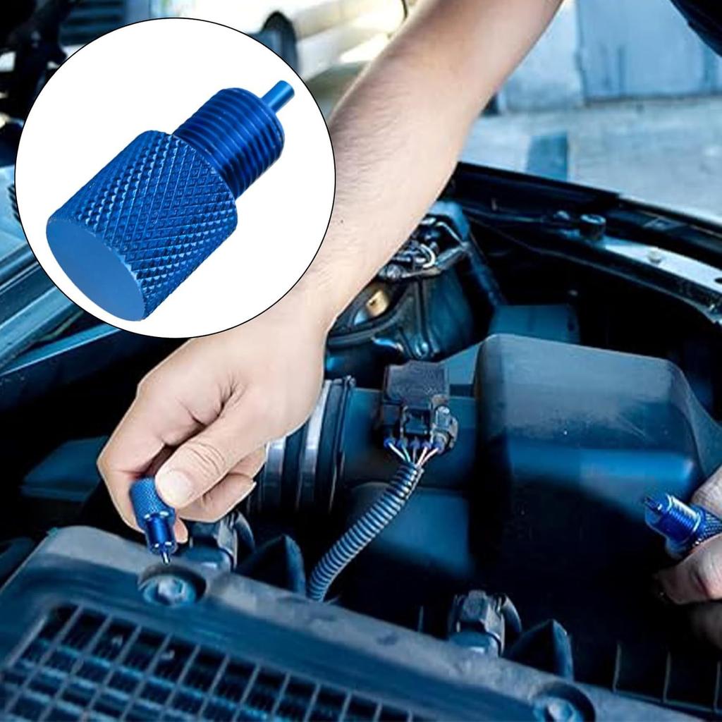 Blue Brake Proportioning Valve Bleeder Tool, Valve Bleeding Tool For GM Combination Valves, PV2 PV4, Disc/Disc Disc/Drum