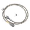 Gas Hose High Temperature Resistance Flexible Stainless Steel Propane Adapter Hose for Outdoor Camping