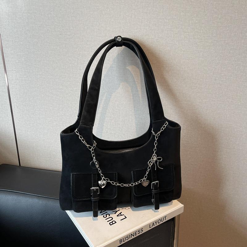 Bags Large-capacity Women's Armpit Bags 2025 New Simple Commuter Bags Korean Version Versatile Shoulder Tote Bags