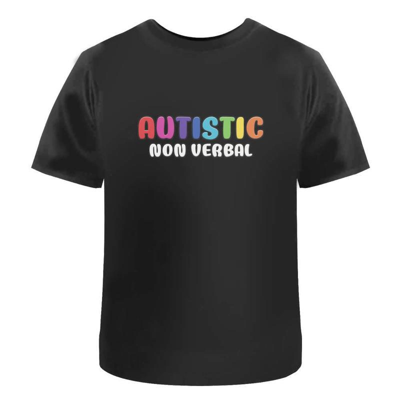 

Autistic Non Verbal Cotton T Shirt Ta038649 - Men s Summer Cotton Graphic Tee S разноцветный