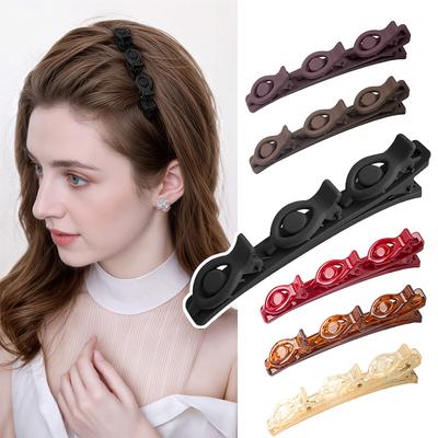 1 Stück Party Alltag Mode Haarspangen Koreanischer Stil Geflochtene Haarnadel Neu Faule Styling-Accessoires Für Frauen Mädchen