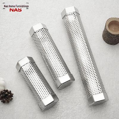 Stainless Steel Barbecue Cold Smoke Generator - Outdoor BBQ Charcoal & Fruit Wood Smoke Pipe