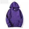 Mens Winter Hooded Sweatshirt Thick Fleece Lined Oversized Pullover Casual Long Sleeve Top In Solid Colors
