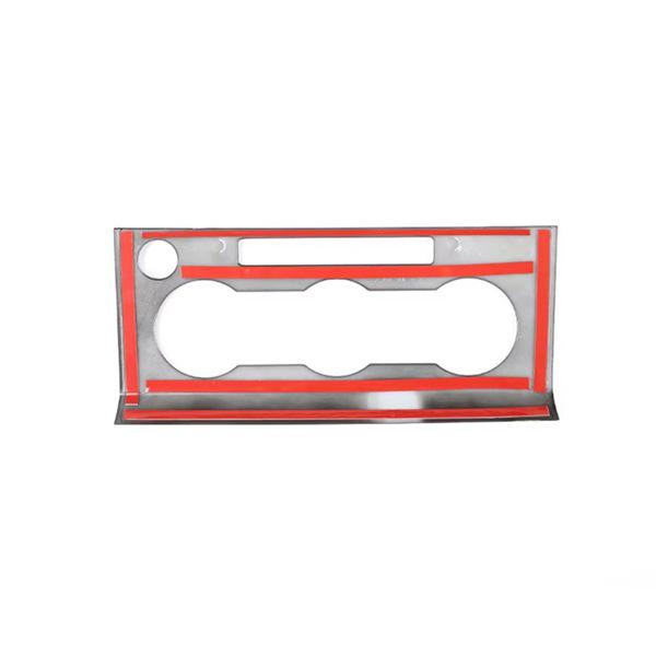 Black Plastic Car Center Air Conditioning Panel Cover - Interior Accessory for Lu
