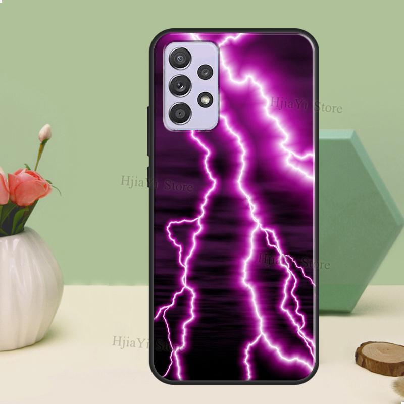Sky Lightning Style Case For Samsung A54 A34 A24 A14 A51 A71 A12 A22 A32 A52 A72 A73 A33 A53 A13 Back Cover