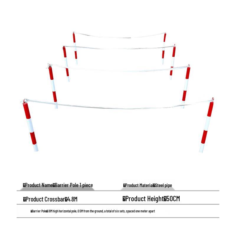 Outdoor 400m Obstacle Course Training Pole