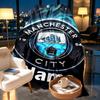 Custom Name Personalized Manchester City FC Print Blankets, Home Decor, Bedroom, Sofa, Camping, Couch, Gifts for Birthday Christmas