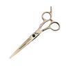 6.0" Rich Gold Painted Hairdressing Barber Scissors Set - Straight, Bangs, and Thinning Shears