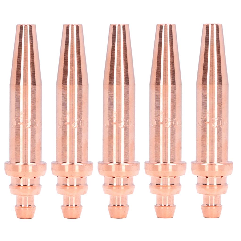 5PCS Isobaric Cutting Tips Acetylene Torch Nozzle Replacement Gas Welding Consumables G02?0