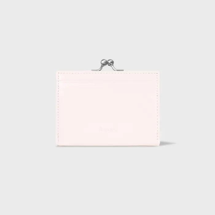 CRINKLE TRIANGLE FRAME WALLET - BLOSSOM
