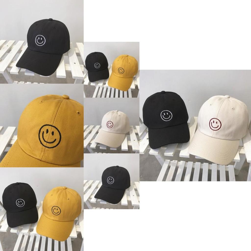Soft Top Smiley Face Baseball Cap For Women Adjustable Breathable Hat For All Seasons