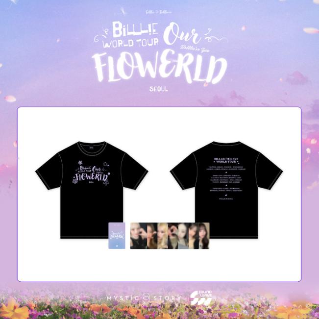 Предварительный заказ Billie World Tour Наша футболка FLOWERLD Belllie ve You 4637₽