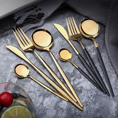 4 Teile/satz Service Für 1 Besteck Set Spiegel Poliert Edelstahl Geschirr Set Besteck Gabel Messer Löffel Hochzeit Besteck Set