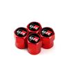 4 X GR Logo Metal Car Wheel Tire Valve Stem Caps Dustproof Covers