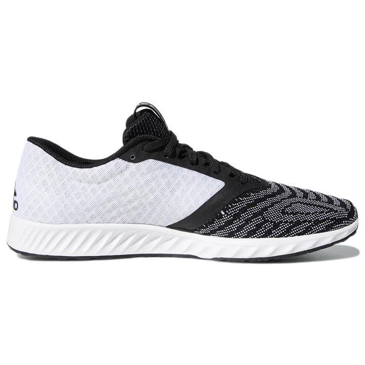 Adidas Aerobounce Pr Comfortable Casual Breathable Fabric Low-Top Running Shoes Men Sneakers Black White AQ0106