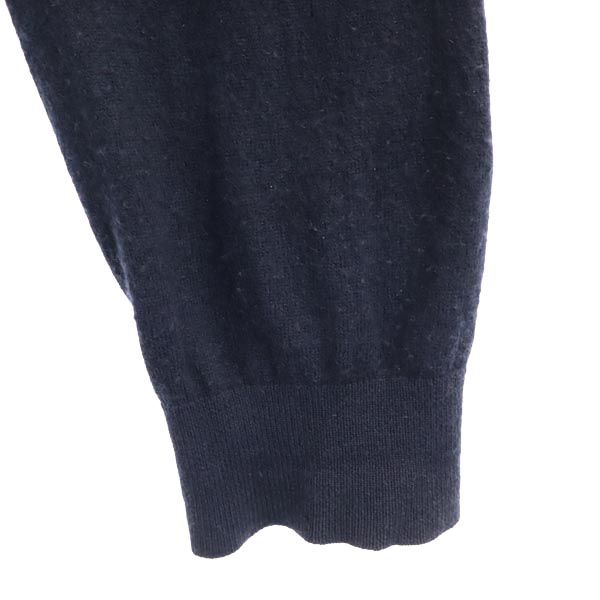 LAD MUSICIAN Long Sleeve V Neck Knit 44 Black Sweater Men's Used