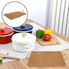 Rectangle Plastic Rattan Serving Trays with Handles Woven Storage Tray for Bread Fruit Snacks for Coffee Table Restaurant Buffet