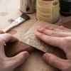 KAKURI Sandpaper 12 sheets for dirt rough base coat and finish Set, (#240), 93x230mm, wood, metal, paint, rust, deburring, removal, sanding,
