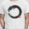 Dragon Enso T Shirt Japanese Dragon Zen T-shirt Enzo Circle Art Shirt