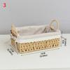 Woven Storage Basket Handmade Paper Rope Basket Storage Bin Woven Organiser Box For Living Room Entryway Bedroom Dresser