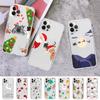 Christmas Mousepad For iPhone 16 15 14 13 12 Mini 11 Pro XS Max X XR SE 6 7 8 Plus Soft Silicone Cover