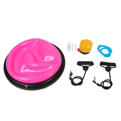 46cm Durchmesser Fitness Halbkugel Glänzende Oberfläche ABS PVC Verdickter Balance Trainer für Massage Pilates