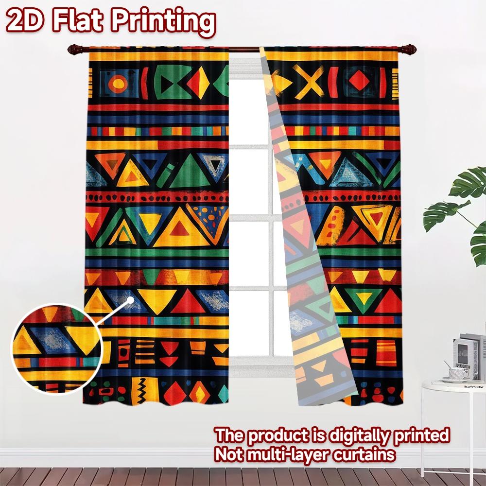 2D Flat Photography Backdrop Tapestry Colorful Geometric Stripes 100% Polyester Festive Backdrops Perfect for Suitable for