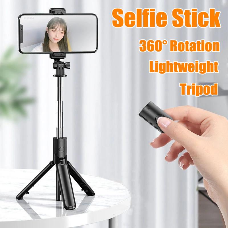 FANGTUOSI Bluetooth Wireless Mini Selfie Tripod Extendable Monopod Remote Shutter For iPhone Samsung Xiaomi Phone Holder 7