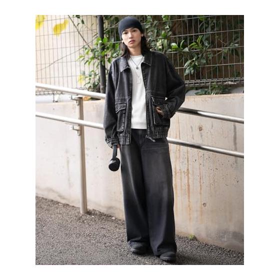 [Wego] Unisex Flight Jacket, Outer Jacket, Clothes, Streetwear, Korean, Loose, Oversized, Winter Clothes, Spring Clothes, Men s