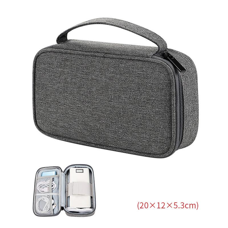 Multifunctional Mobile Phone Digital Accessories Storage Bag Mobile Phone Bag U Disk Charging Treasure Mobile Hard Disk Data Cable Storage Bag
