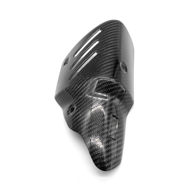 Motorcycle Carbon Fiber Exhaust Muffler Pipe Protector Heat Shield Guard For MT07 MT09 MT10 FZ10 R3 ZX4R ZX6R ZX4RR Z400 CBR5