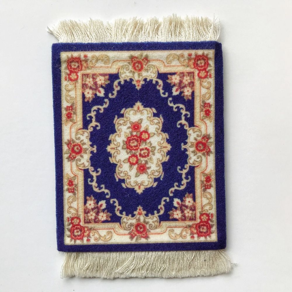 With Tassel Heat-resistant Desk Cushion Retro Pattern Table Decor Kitchen Accessories Coaster Cup Pads Table Mat Placemat
