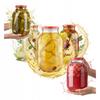 5pcs. JAR 4l PRESERVATIONS LIQUEURS PICKLES SET + LID Fi100