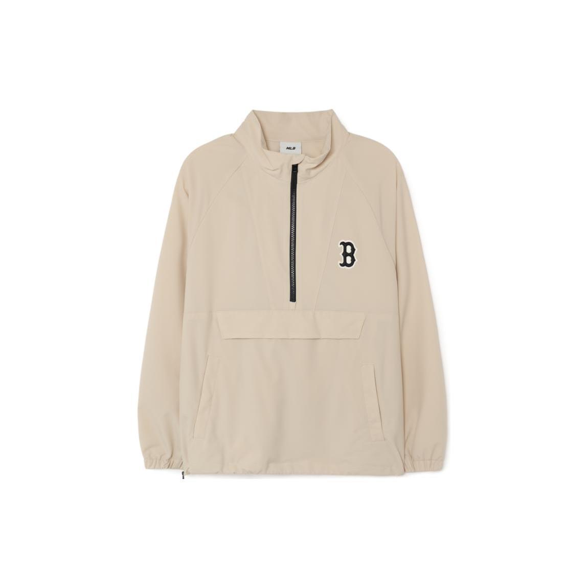 MLB Sweatshirts Unisex Apricot Stand Collar Moderate Cardigan 3AWJB0231-43BGL L