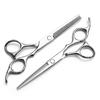 Flower Tail Hairdressing Scissors: Safe, Markless Flat Cut & Thinning Shears 4CR13 for Bang Cutting