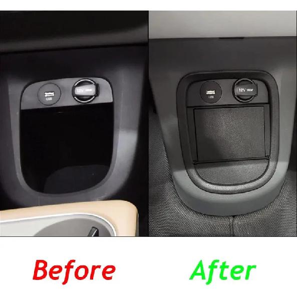 For Hyundai Ioniq 5 2024 Concealed Central Control Cover Lower Storage Box Panel Cover Car Replace Accessories