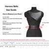 Ladies' Belt Harness, Punk Belt, Gothic Chain Abdominal Belt, Tight Corset Belt, Body Harness, Chest, Punk Gothic