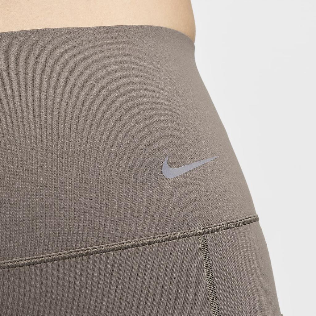 Nike Universal Breathable Quick-Dry High-Waisted Casual Tight Sports Pants Women Pants Mineral-Grey Black DQ5997-004