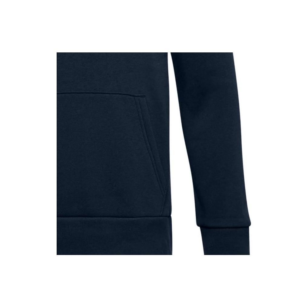Under Armour Rival Logo Solid Color Hoodie Long Sleeve Kids tops Blue 1357591-408